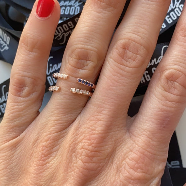 The Half & Half Claw Ring