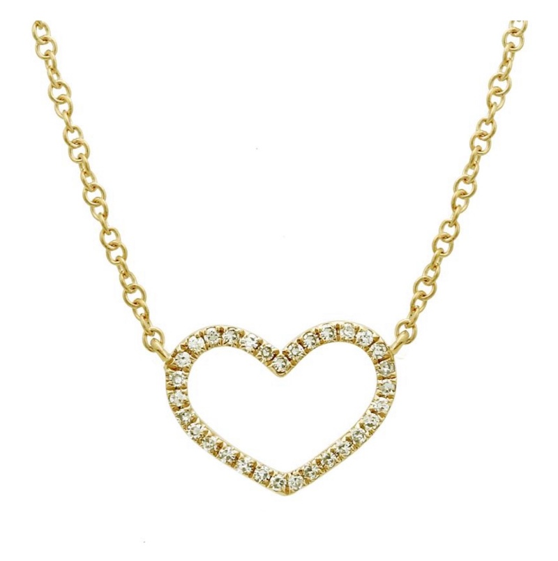 The Jill Diamond Heart Necklace