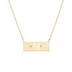 The Marielle Nameplate Necklace